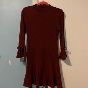 Burgundy red - Lauren Conrad sweater dress